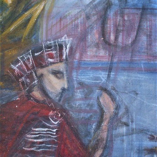 Katerina Nikoloudi authentic oil painting used