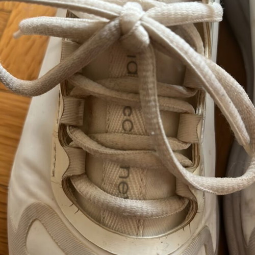 Adidas by Stella McCartney Adizero XT athletic shoes used, white and grey