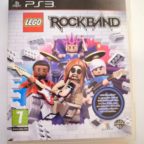 Lego Rock Band PS3 game like new