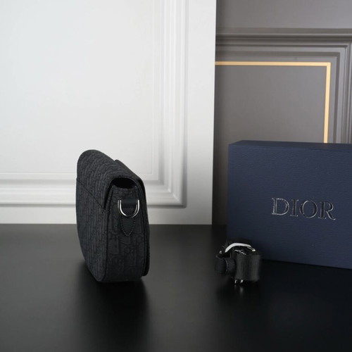 Dior Men Saddle Bag new, black, crossbody