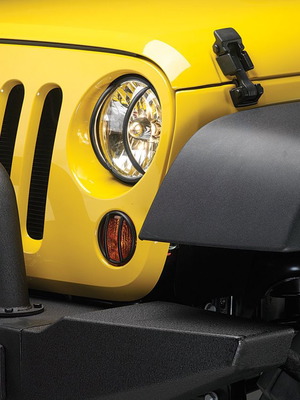 Προστατευτικά φαναριών Jeep Wrangler JK καινούργια, Rugged Ridge 11230.03
