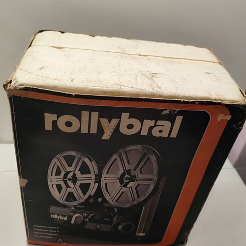 Rollybral Super 8 vintage film projector, made in Italy