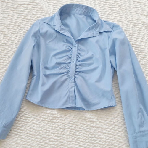 Office shirt Shein baby blue, like new, size L