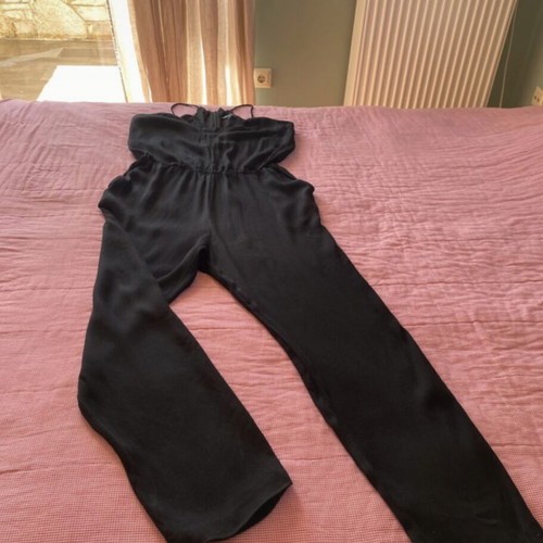 Marks & Spencer black one-piece jumpsuit like new, 100% viscose, size L