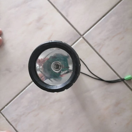 KRYPTONbeam Large Handheld Flashlight used with Power Cable