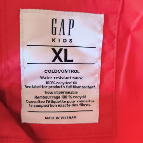 Gap sleeveless kids vest used, pink, size XL