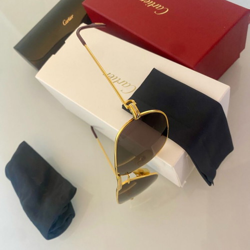 Cartier Santos two tone aviator sunglasses like new