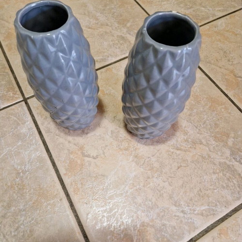 Modern vase with a gift, new