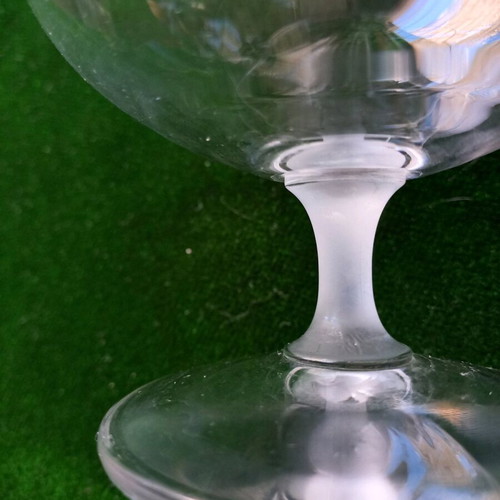 Cognac glasses like new, set of 6 with matte detail