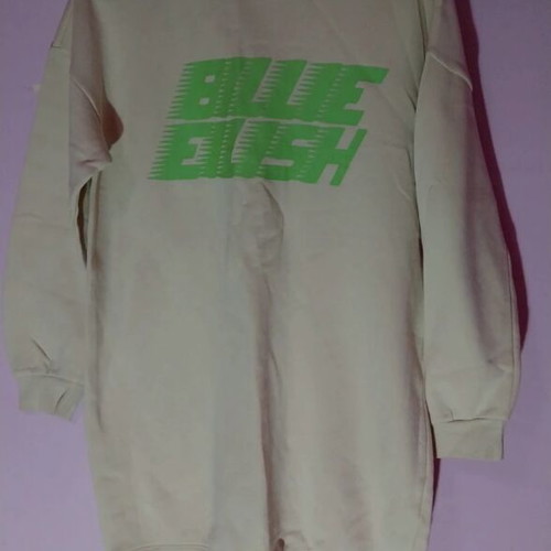 Billie Eilish sweatshirt beige new, H&M, sizes XS and S