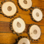 Wooden coasters solid new