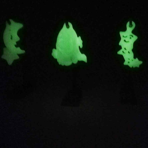 Kinder ghost figures used, pack of three