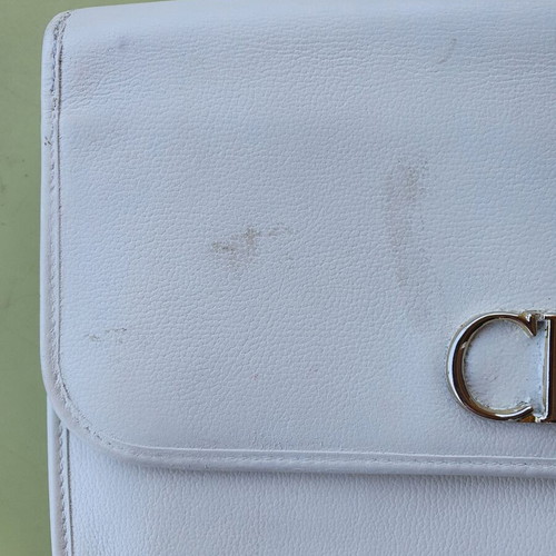 Dior clutch bag, white, fits iPad mini
