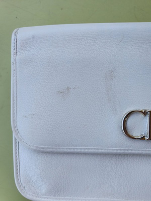 Dior clutch bag, white, fits iPad mini
