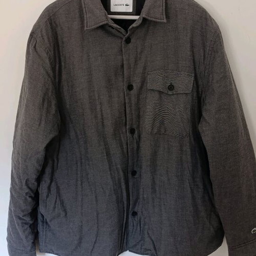 Lacoste jacket gray like new, size XL