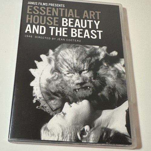 Beauty and the Beast DVD used, Jean Cocteau 1946, with English subtitles