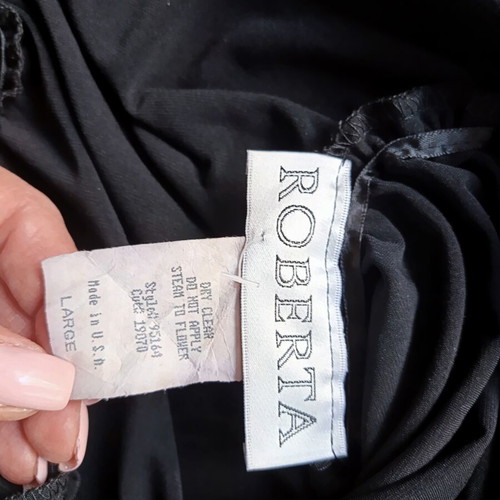 Roberta evening dress new, black, size L