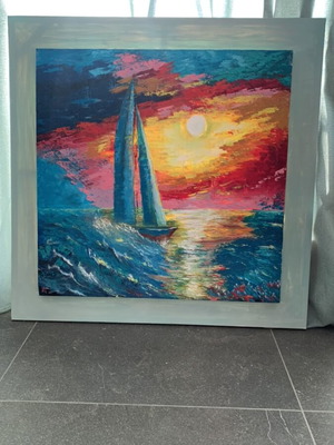 Painting "Journey to the Light" new original canvas artwork