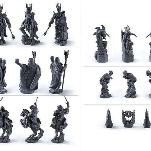 Lord of the Rings Battle for Middle Earth Chess Set new