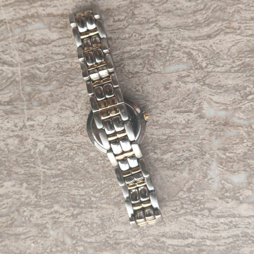 Le Noir ELXIS women's wristwatch, gold and silver tone