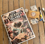 Escape Island interactive puzzle book for kids 9+ new