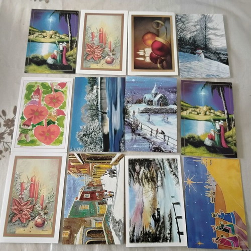 Christmas cards new, pack of 50 pieces