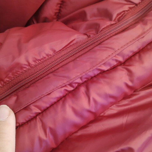 Zuiki Crop Jacket L like new, burgundy with removable hood