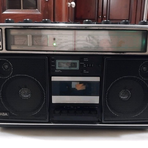 Saba RCR 415 portable stereo radio cassette player used
