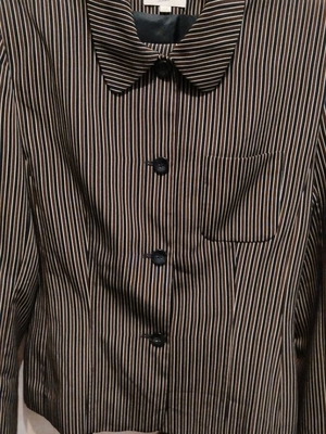 Cartoon fashion striped suit blazer and pants like new xs-small