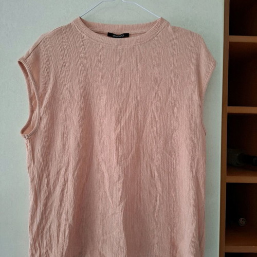 Esmara sleeveless blouse like new, beige and orange, size S