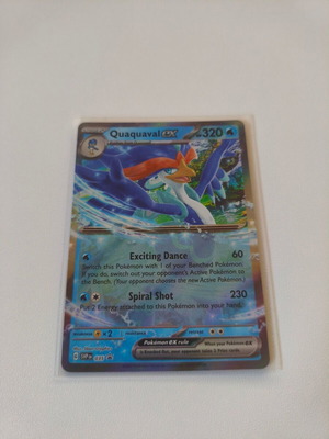 Pokemon Quaquaval Ex SV Black Star Promos near mint