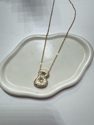 Monogram bubble new, gold color