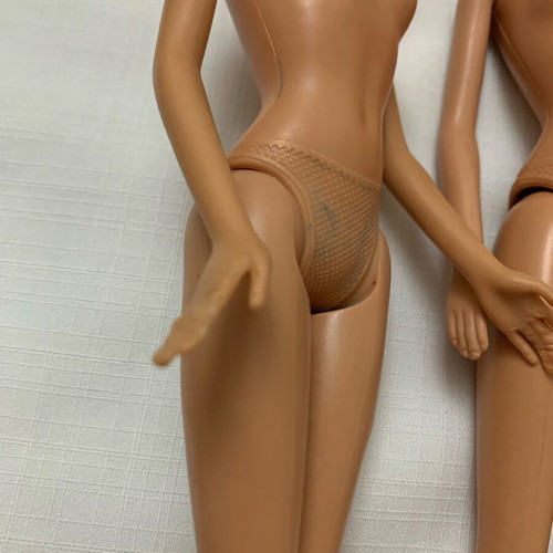 Barbie used with defects, pack of 3, ideal for OOAK