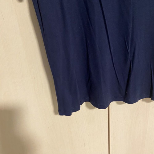 Zara cotton blouse blue decorated with stones, new, size M