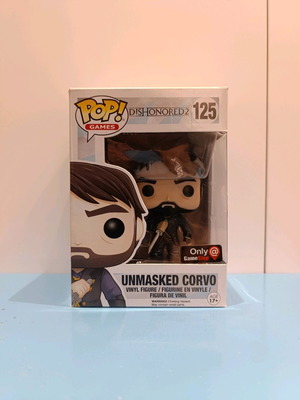 Unmasked Corvo 125 Funko Pop like new