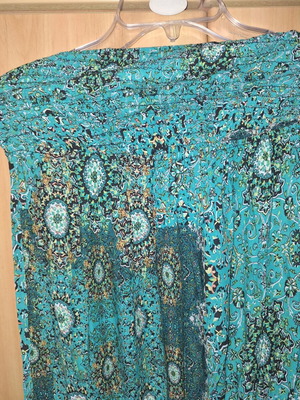 Long strapless dress Vertice multicolor like new, size S