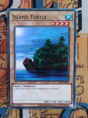 Island Turtle κάρτα Yu-Gi-Oh! σαν καινούργιο Normal Monster