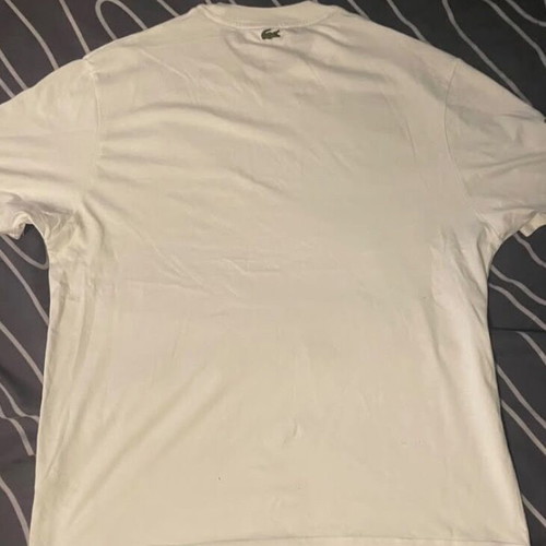 Lacoste Paris T-Shirt like new, white with green details, size S