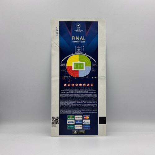 Champions League 2013 Final Ticket Bayern Munich - Dortmund used