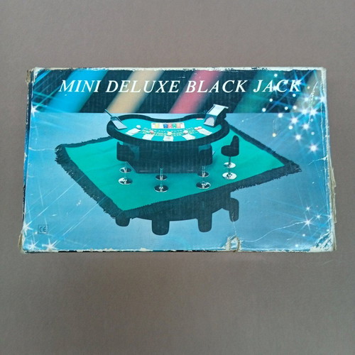 Mini Deluxe Black Jack game new, vintage