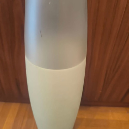 Glass floor vase like new