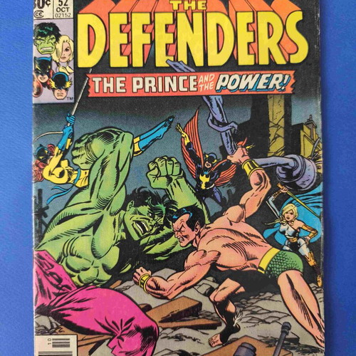 The Defenders 52 comic used, English