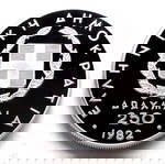 Greece 250 Drachmai Silver proof coin  1982 Pan European Games