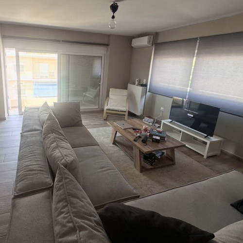 Greek-made soft grey sofa, waterproof, 340x260cm