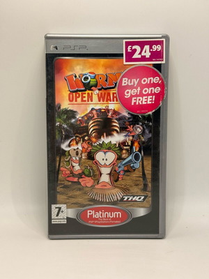 Worms Open Warfare PSP used game for PlayStation Portable