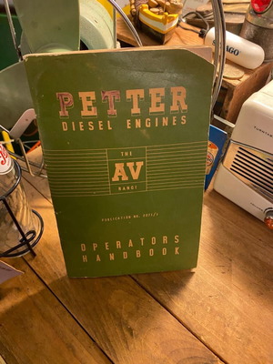 Petter diesel engine manual used