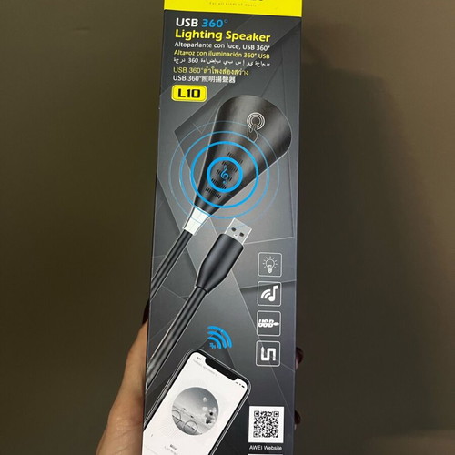 Usb lighting speaker new, 2 in 1 music and lighting