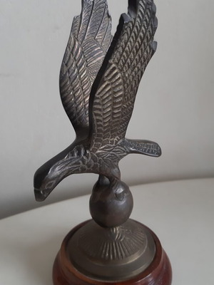 Decorative eagle used, 16.5 cm with base