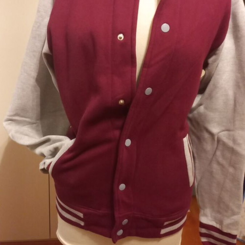 College jacket like new with fleece lining, XS wide fit