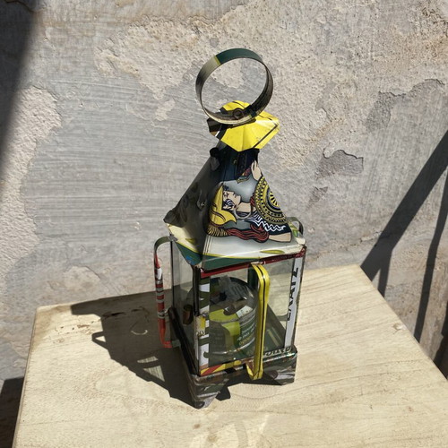 Pop Art Lantern Greek Oil Lantern like new
